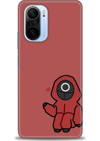 Xiaomi Redmi K40 Hd Baskılı Kılıf + Seramik Tam Kaplayan Ekran Koruyucu 288