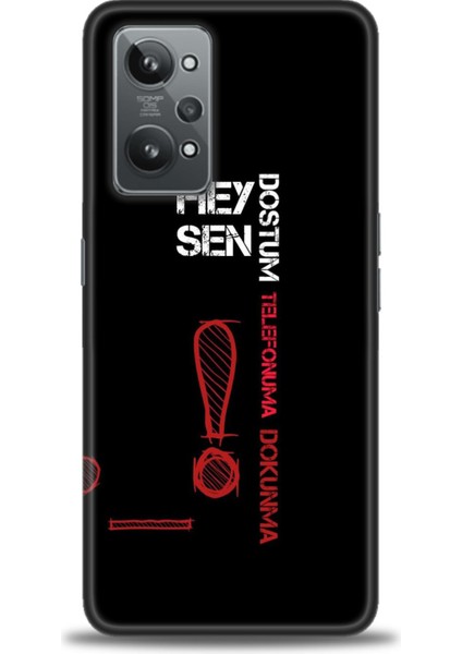 Realme Gt2 Kılıf Hd Baskılı Kılıf + Seramik Tam Kaplayan Ekran Koruyucu 392