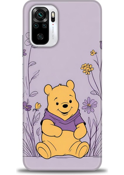 Xiaomi Redmi Note 10S Hd Baskılı Kılıf + Seramik Tam Kaplayan Ekran Koruyucu 55