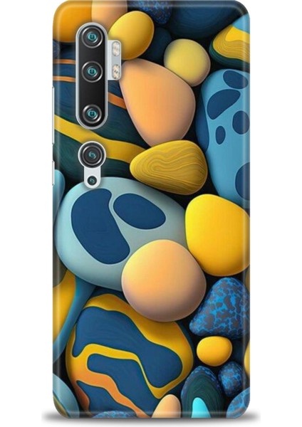 Xiaomi Mi Note 10 Kılıf Hd Baskılı Kılıf + Seramik Tam Kaplayan Ekran Koruyucu 343