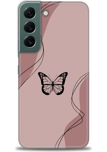 Samsung Galaxy S22 Hd Baskılı Kılıf + Seramik Tam Kaplayan Ekran Koruyucu 183