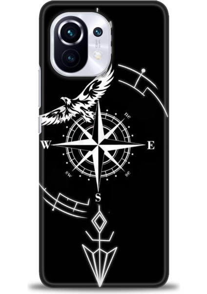 Xiaomi Mi 11 Kılıf Hd Baskılı Kılıf + Seramik Tam Kaplayan Ekran Koruyucu 90