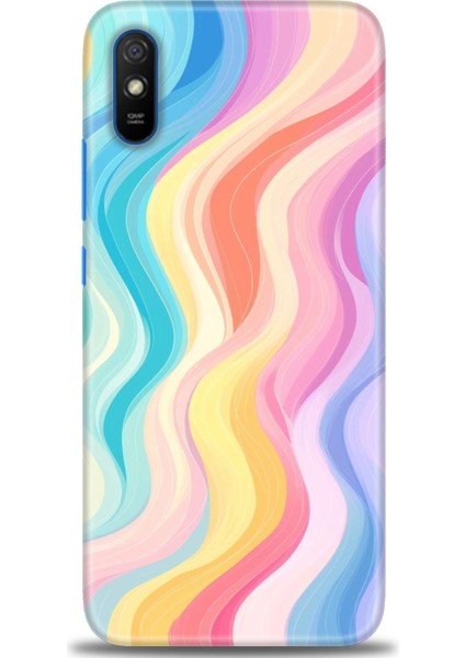 Xiaomi Redmi 9A Hd Baskılı Kılıf + Seramik Tam Kaplayan Ekran Koruyucu 424