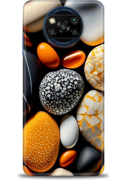Xiaomi Poco X3 Nfc Kılıf Hd Baskılı Kılıf + Seramik Tam Kaplayan Ekran Koruyucu 342
