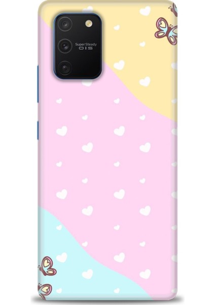 Samsung Galaxy S10 Lite Hd Baskılı Kılıf + Seramik Tam Kaplayan Ekran Koruyucu 430