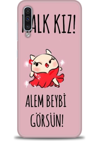 Samsung Galaxy A50 Hd Baskılı Kılıf + Seramik Tam Kaplayan Ekran Koruyucu 165