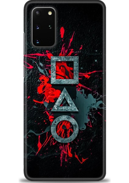 Samsung Galaxy S20 Plus Hd Baskılı Kılıf + Seramik Tam Kaplayan Ekran Koruyucu 281