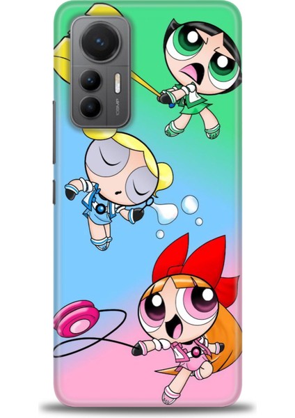 Xiaomi Mi 12 Lite Kılıf Hd Baskılı Kılıf + Seramik Tam Kaplayan Ekran Koruyucu 123