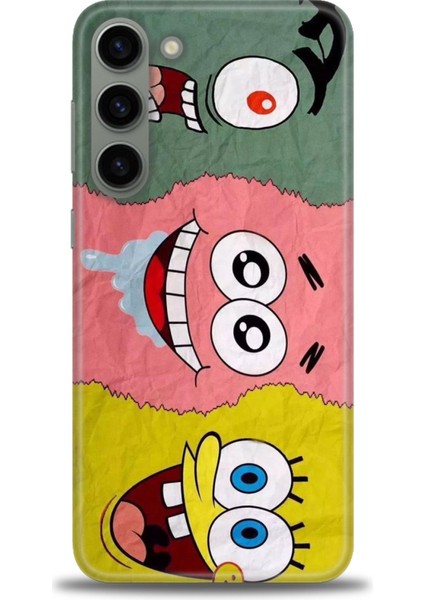 Samsung Galaxy S23 Plus Hd Baskılı Kılıf + Seramik Tam Kaplayan Ekran Koruyucu 460