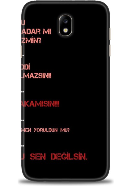 Samsung Galaxy J7 Pro Hd Baskılı Kılıf + Seramik Tam Kaplayan Ekran Koruyucu 391
