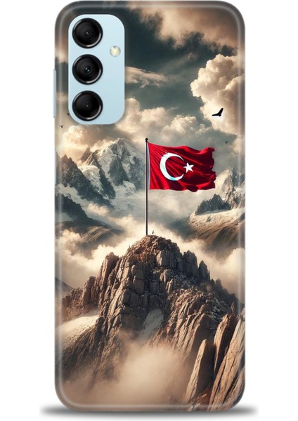 Samsung Galaxy M14 5g Hd Baskılı Kılıf + Seramik Tam Kaplayan Ekran Koruyucu 34
