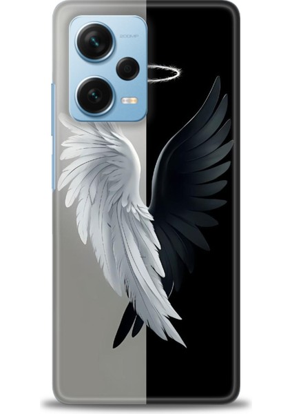 Xiaomi Redmi Note 12 Pro Plus Hd Baskılı Kılıf + Seramik Tam Kaplayan Ekran Koruyucu 146