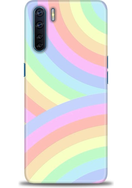 Oppo A91 Kılıf Hd Baskılı Kılıf + Seramik Tam Kaplayan Ekran Koruyucu 425