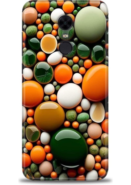 Xiaomi Redmi 5 Plus Kılıf Hd Baskılı Kılıf + Seramik Tam Kaplayan Ekran Koruyucu 348