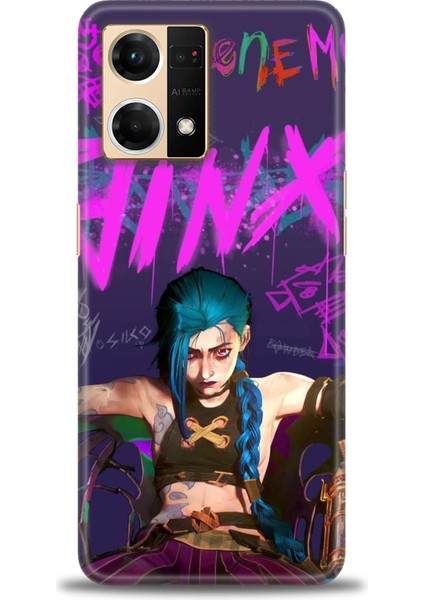 Oppo Reno 7 Kılıf Hd Baskılı Kılıf + Seramik Tam Kaplayan Ekran Koruyucu 275