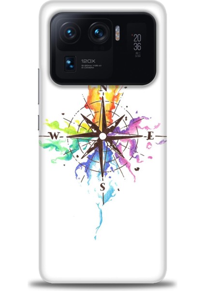 Xiaomi Mi 11 Ultra Kılıf Hd Baskılı Kılıf + Seramik Tam Kaplayan Ekran Koruyucu 88