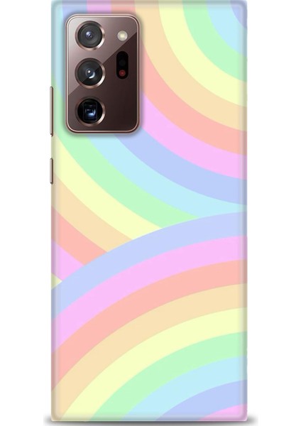 Samsung Galaxy Note 20 Hd Baskılı Kılıf + Seramik Tam Kaplayan Ekran Koruyucu 425