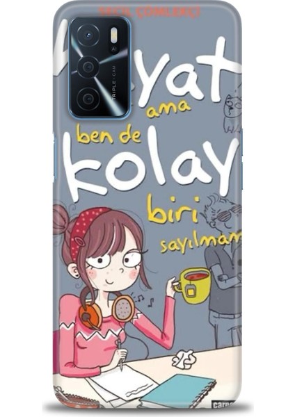 Oppo A16 Kılıf Hd Baskılı Kılıf + Seramik Tam Kaplayan Ekran Koruyucu 163