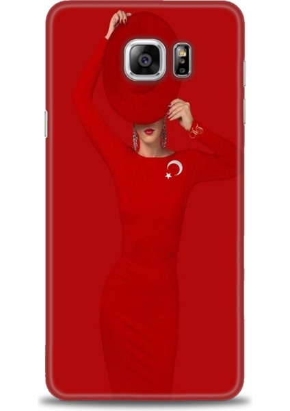 Samsung Galaxy Note 5 Hd Baskılı Kılıf + Seramik Tam Kaplayan Ekran Koruyucu 241