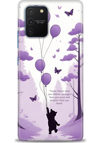 Samsung Galaxy S10 Lite Hd Baskılı Kılıf + Seramik Tam Kaplayan Ekran Koruyucu 54