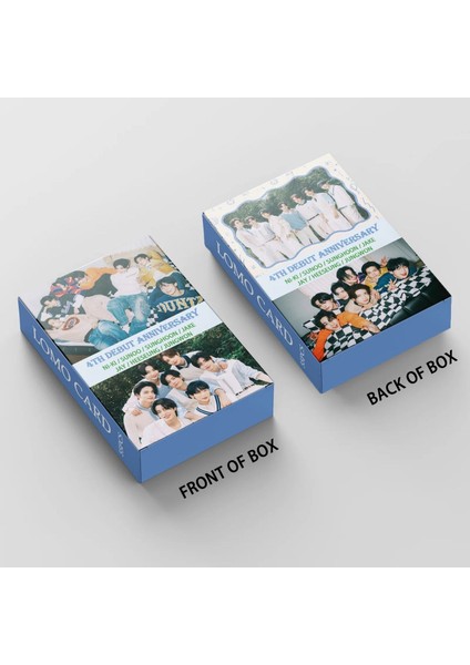 '' 4th Debut Anniversary '' Çift Yön Baskılı Lomo Card Seti