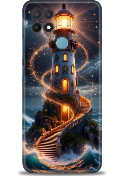Oppo A15 Kılıf Hd Baskılı Kılıf + Seramik Tam Kaplayan Ekran Koruyucu 232