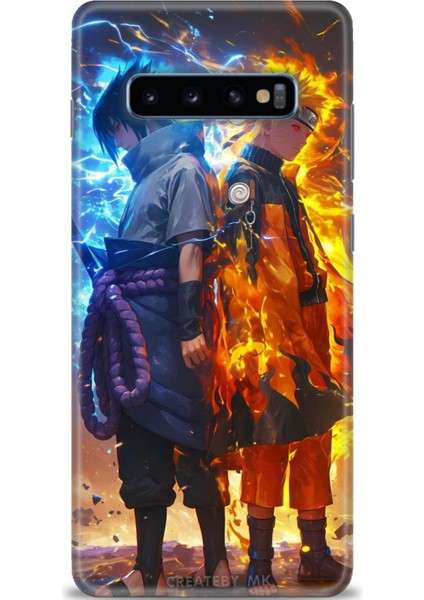 Samsung Galaxy S10 Plus Hd Baskılı Kılıf + Seramik Tam Kaplayan Ekran Koruyucu 260