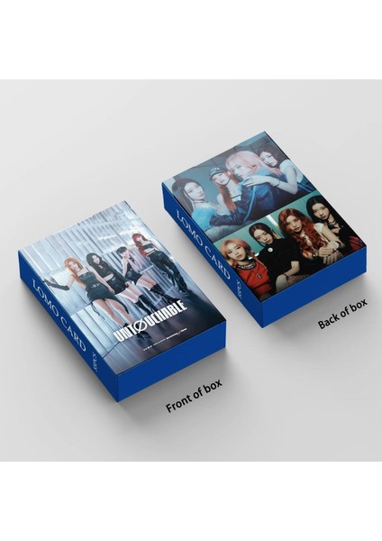 '' Untouchable '' Çift Yön Baskılı Lomo Card Seti