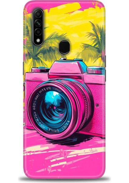 Oppo A31 Kılıf Hd Baskılı Kılıf + Seramik Tam Kaplayan Ekran Koruyucu 442