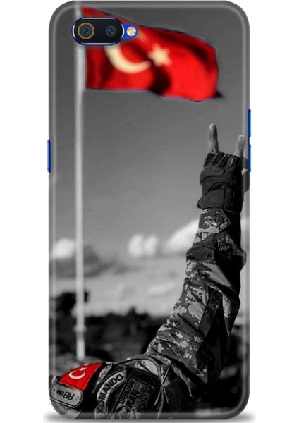 Realme C2 Kılıf Hd Baskılı Kılıf + Seramik Tam Kaplayan Ekran Koruyucu 35