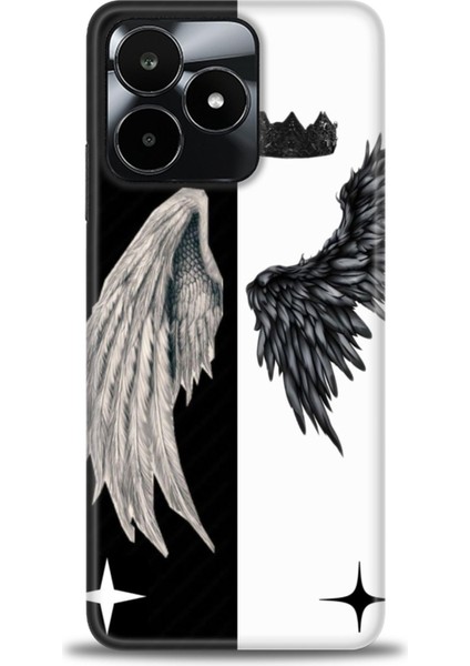 Realme C53 Kılıf Hd Baskılı Kılıf + Seramik Tam Kaplayan Ekran Koruyucu 145