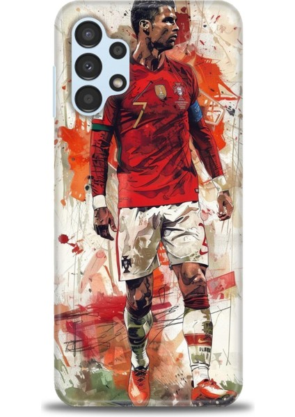 Samsung Galaxy A13 4g Hd Baskılı Kılıf + Seramik Tam Kaplayan Ekran Koruyucu 2