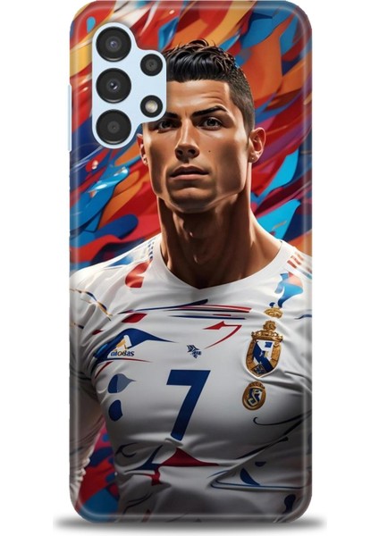 Samsung Galaxy A13 4g Hd Baskılı Kılıf + Seramik Tam Kaplayan Ekran Koruyucu 6