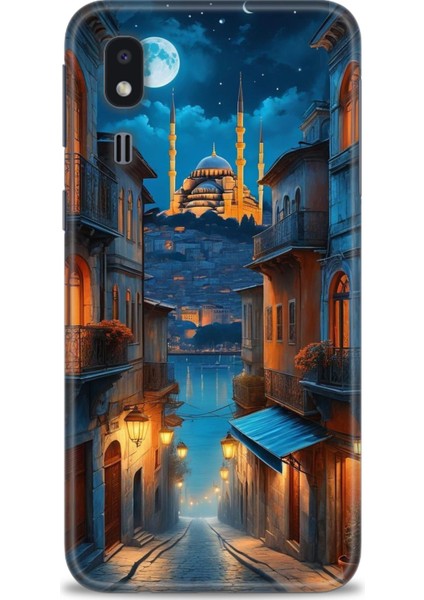 Samsung Galaxy A2 Core Hd Baskılı Kılıf + Seramik Tam Kaplayan Ekran Koruyucu 221