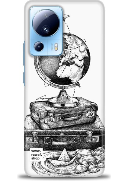 Xiaomi Mi 13 Lite Kılıf Hd Baskılı Kılıf + Seramik Tam Kaplayan Ekran Koruyucu 83