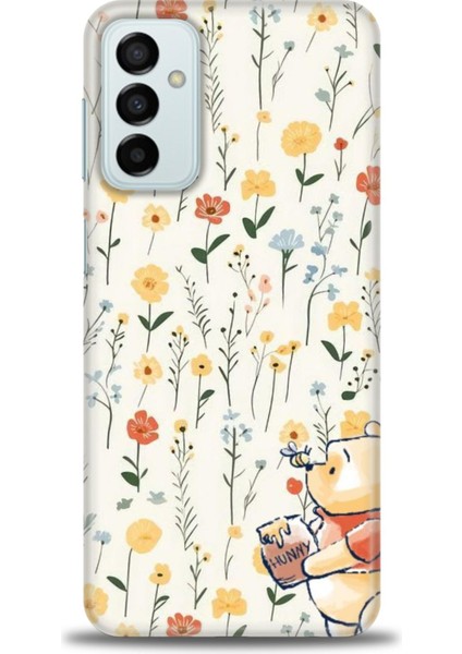 Samsung Galaxy M13 Hd Baskılı Kılıf + Seramik Tam Kaplayan Ekran Koruyucu 56