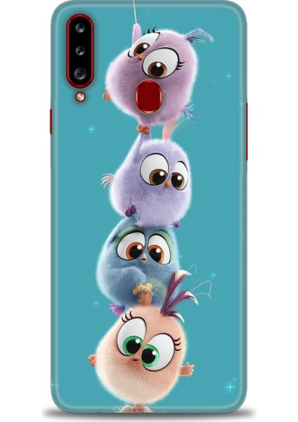 Samsung Galaxy A20S Hd Baskılı Kılıf + Seramik Tam Kaplayan Ekran Koruyucu 368