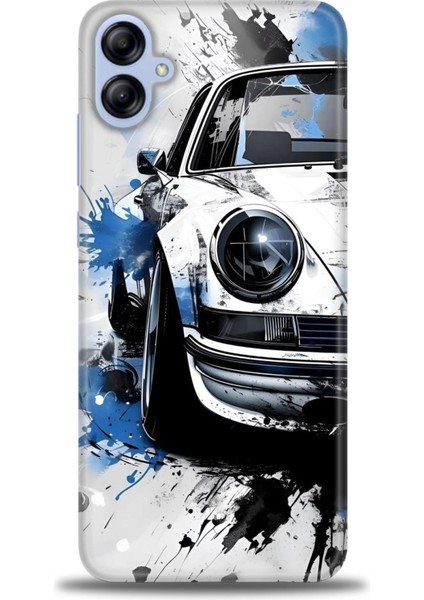 Samsung Galaxy A04E Hd Baskılı Kılıf + Seramik Tam Kaplayan Ekran Koruyucu 487
