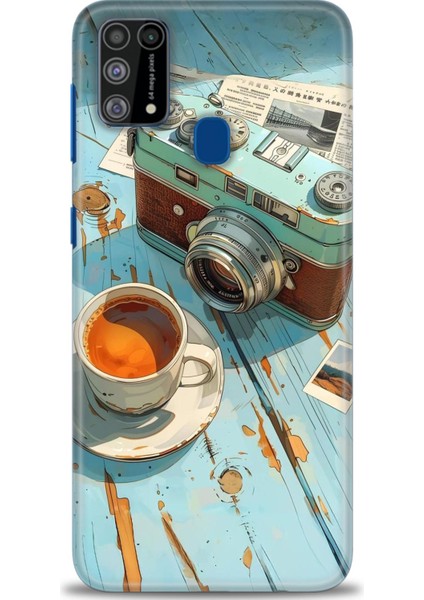 Samsung Galaxy M31 Hd Baskılı Kılıf + Seramik Tam Kaplayan Ekran Koruyucu 269