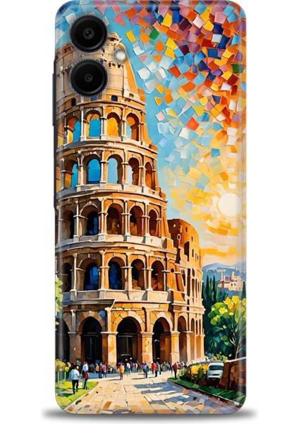 Samsung Galaxy A06 Hd Baskılı Kılıf + Seramik Tam Kaplayan Ekran Koruyucu 262