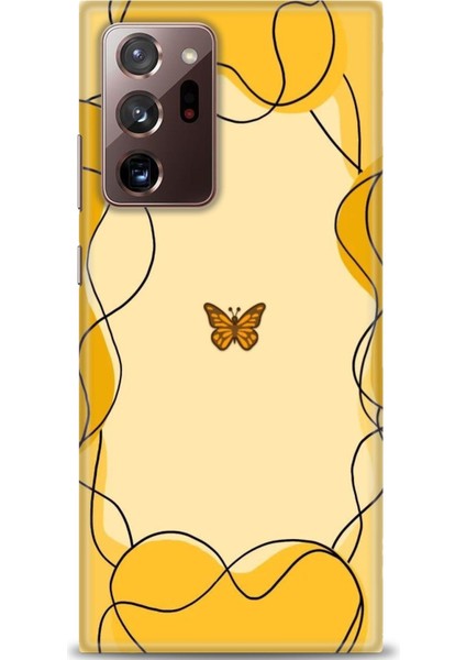 Samsung Galaxy Note 20 Hd Baskılı Kılıf + Seramik Tam Kaplayan Ekran Koruyucu 184