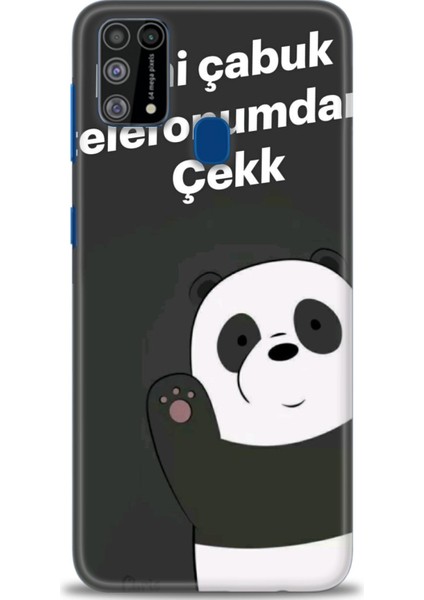 Samsung Galaxy M31 Hd Baskılı Kılıf + Seramik Tam Kaplayan Ekran Koruyucu 156
