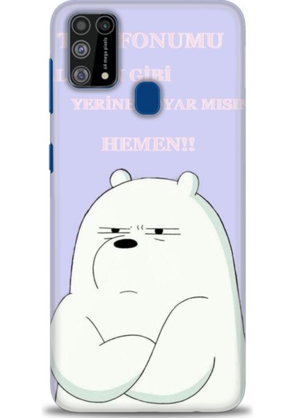 Samsung Galaxy M31 Hd Baskılı Kılıf + Seramik Tam Kaplayan Ekran Koruyucu 159