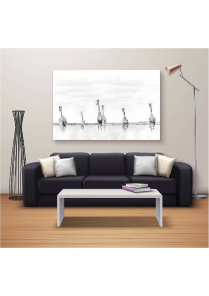 - Dekoratif Baskı Özel Tasarım Dikdödrtgen Kanvas Tablo 202