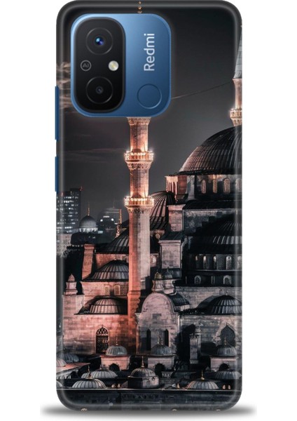 Xiaomi Redmi 12C Kılıf Hd Baskılı Kılıf + Seramik Tam Kaplayan Ekran Koruyucu 230