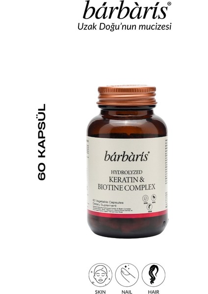 Keratin Biotin Complex 60 Capsules