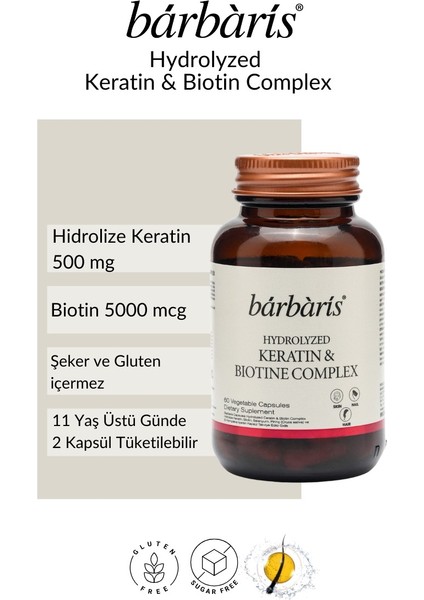 Keratin Biotin Complex 60 Capsules