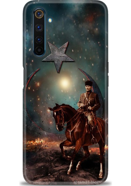 Realme 6 Pro Kılıf Hd Baskılı Kılıf + Seramik Tam Kaplayan Ekran Koruyucu 25