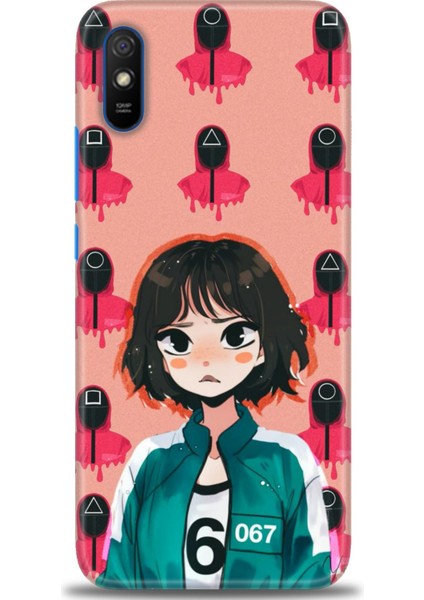 Xiaomi Redmi 9A Hd Baskılı Kılıf + Seramik Tam Kaplayan Ekran Koruyucu 289