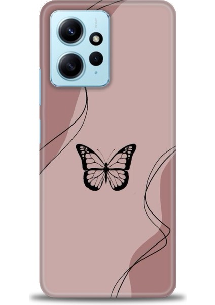 Xiaomi Redmi Note 12 4g Hd Baskılı Kılıf + Seramik Tam Kaplayan Ekran Koruyucu 183